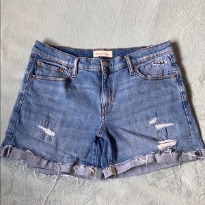 Distressed Gap Denim Shorts